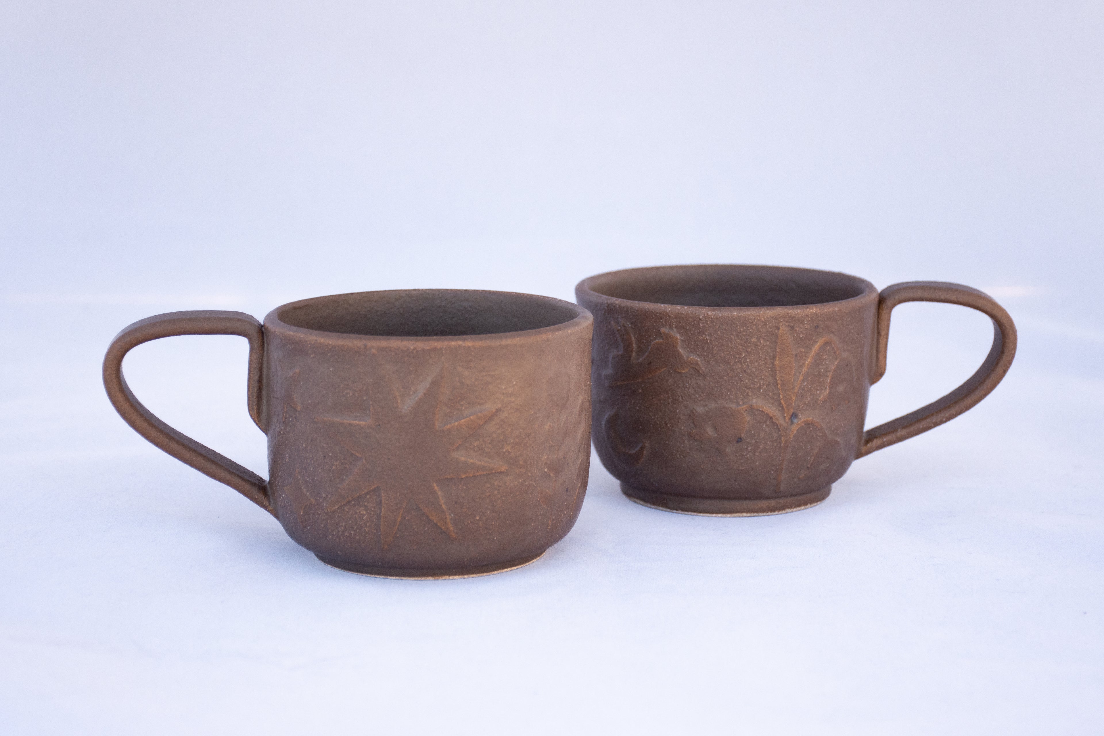 Walnut Etched Mugs