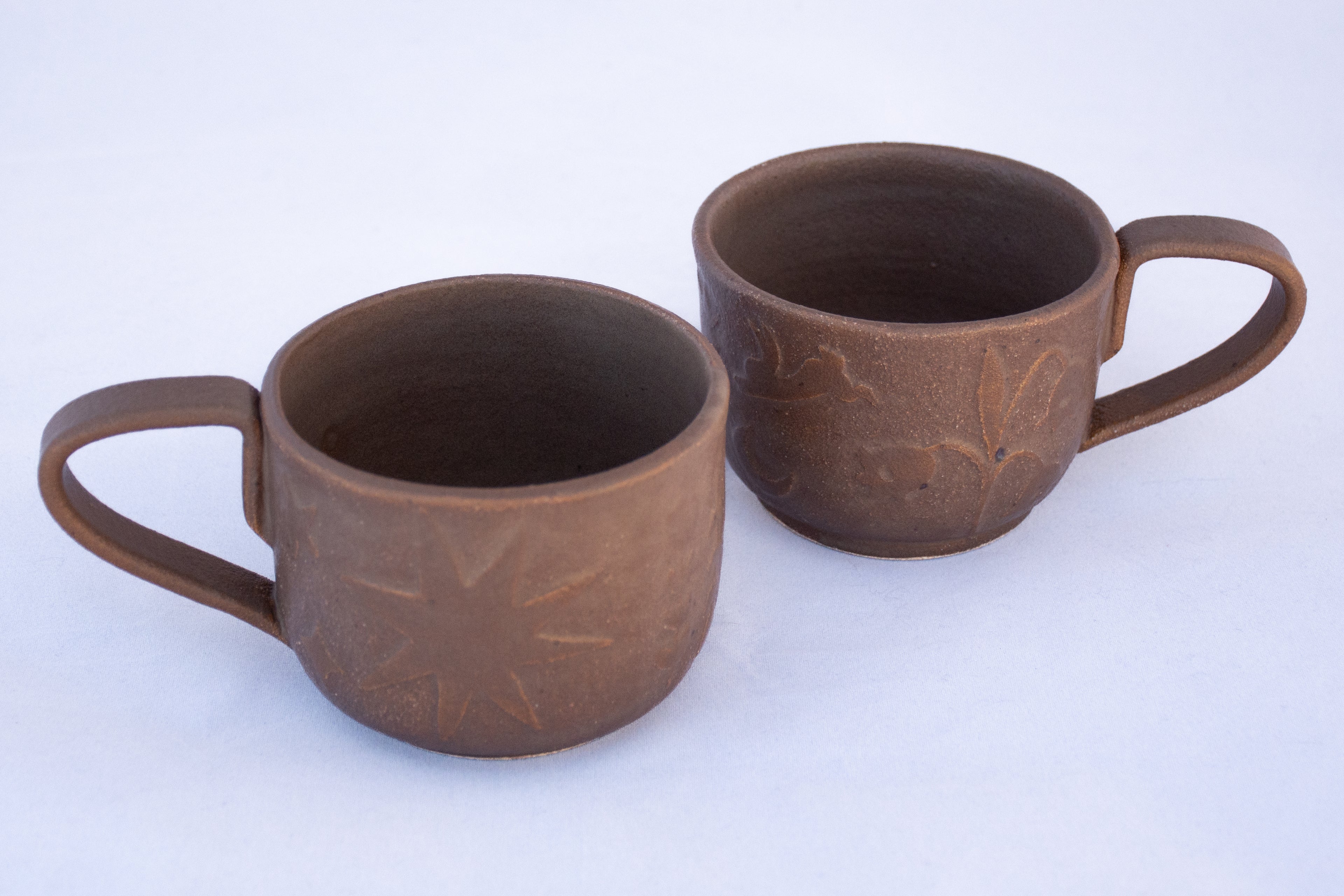Walnut Etched Mugs