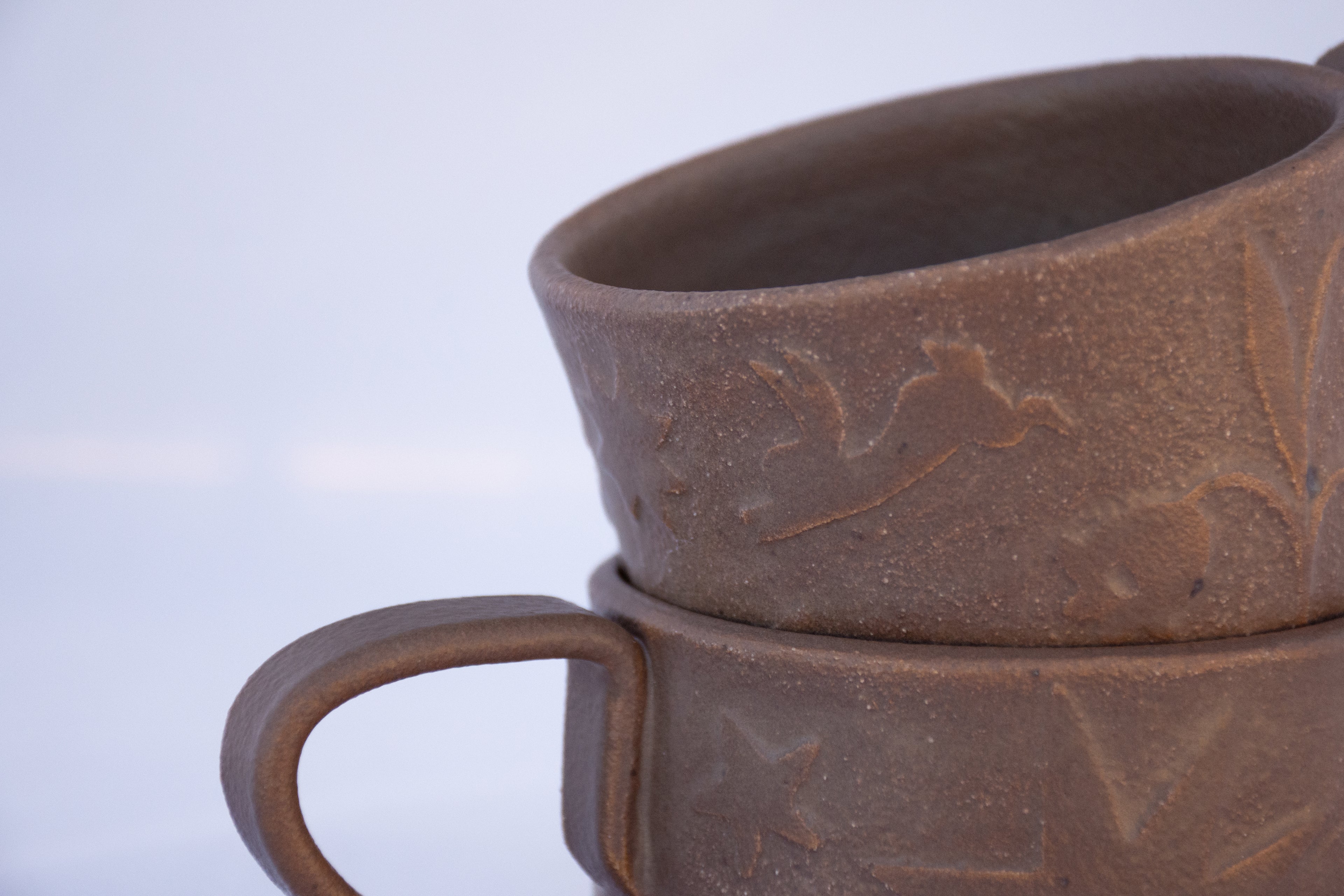 Walnut Etched Mugs